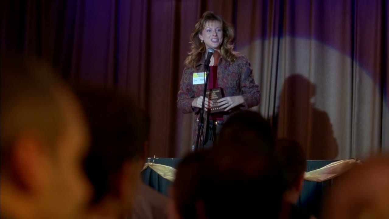 Come up on stage, Liz!