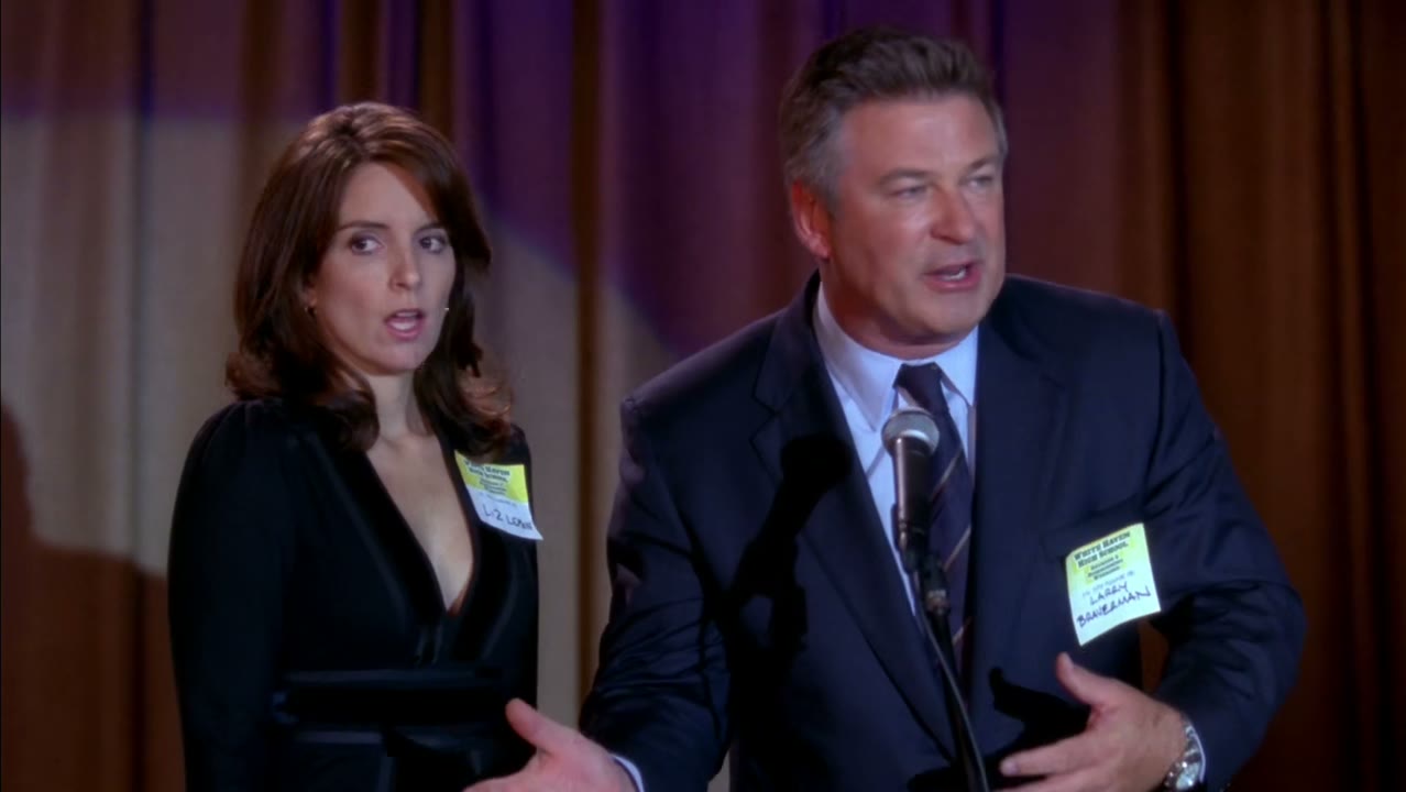 I am Liz Lemon's platonic friend Jack Donaghy.