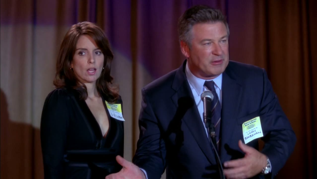 I am Liz Lemon's platonic friend Jack Donaghy.