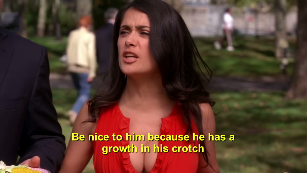 [Speaking Spanish] be nice to him because he has a growth in his crotch.