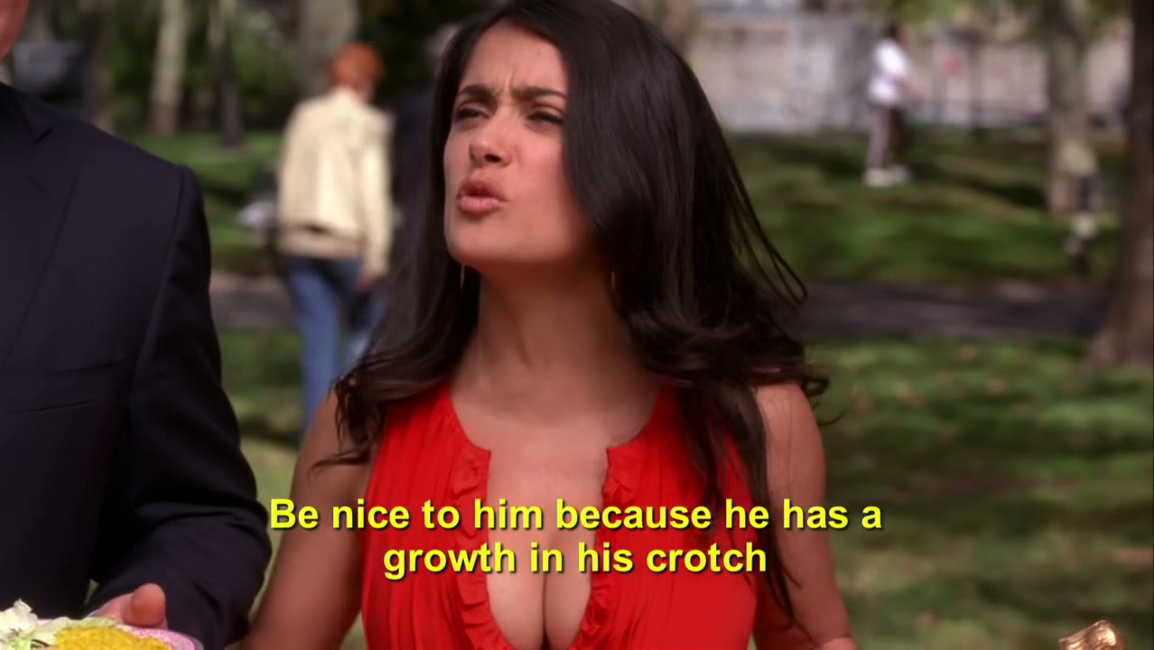 [Speaking Spanish] be nice to him because he has a growth in his crotch.