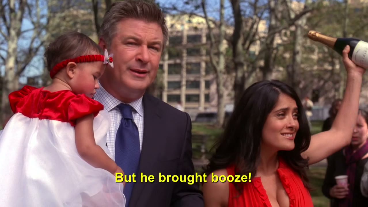 But he brought booze!