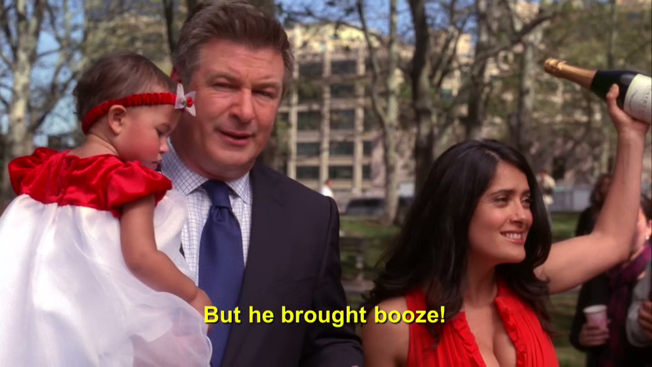 But he brought booze!