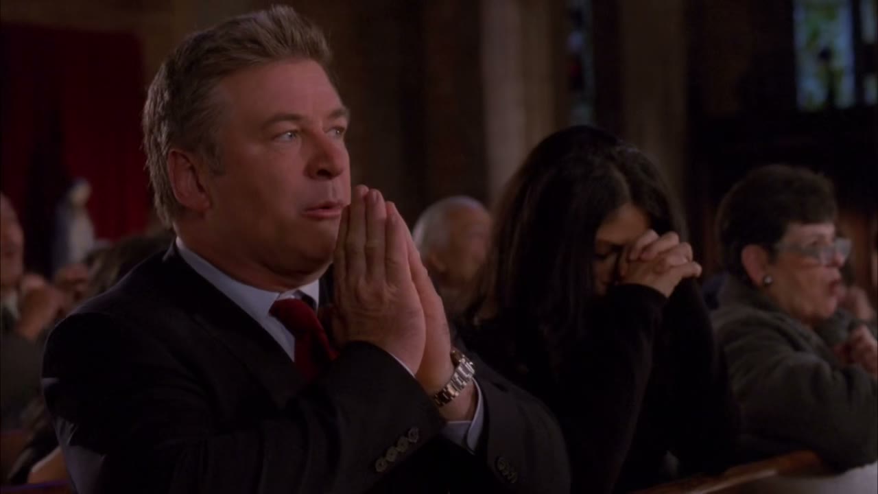 [Congregation saying "The Lord's Prayer" aloud]