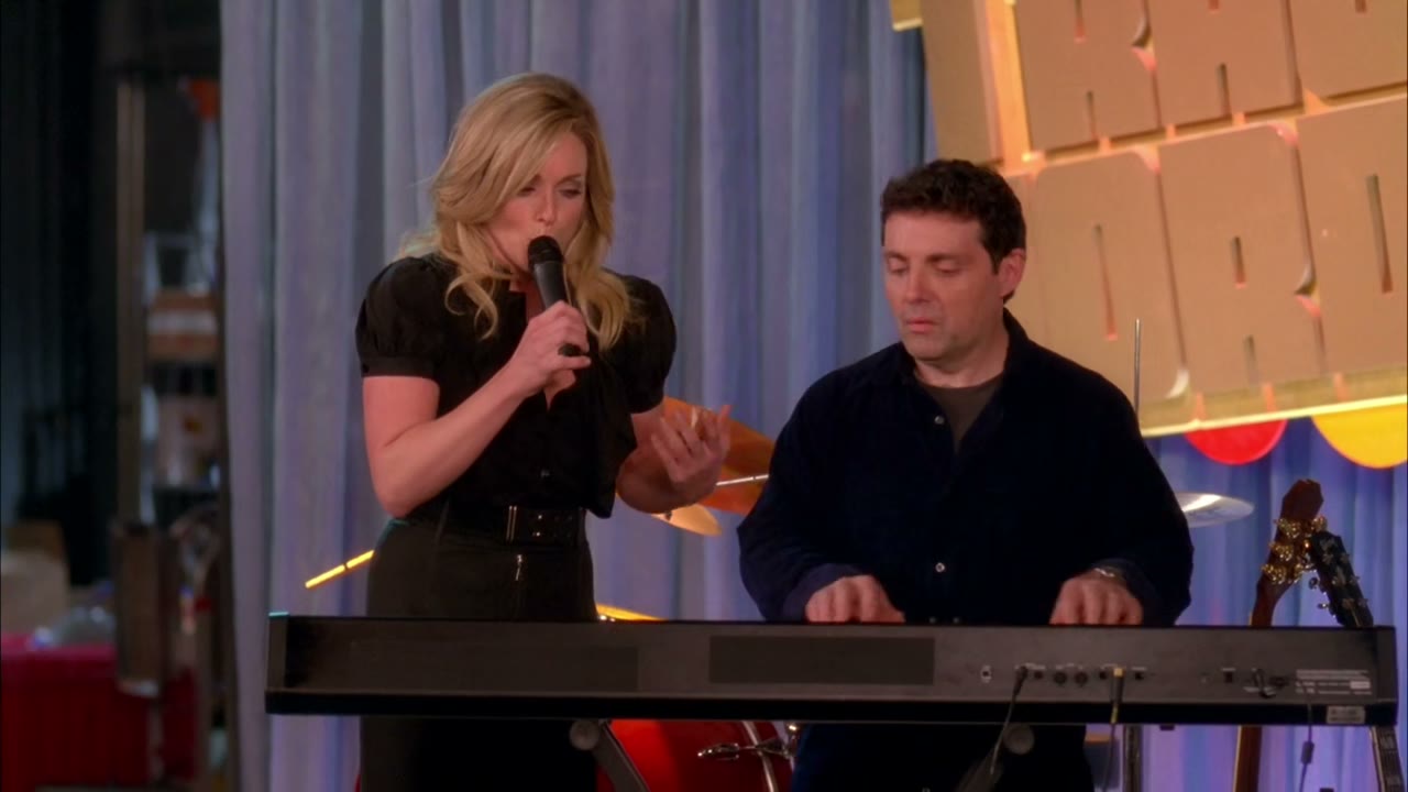 [Imitating McDonald] ♪ She came from somewhere