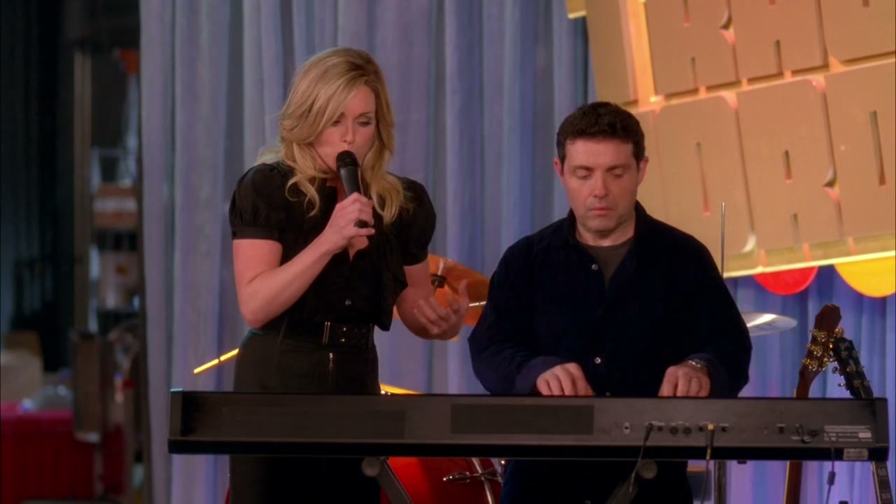 [Imitating McDonald] ♪ She came from somewhere