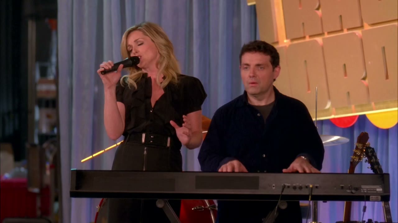 ♪ Sentimental fool though she's trying hard ♪