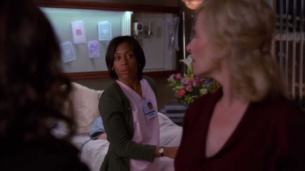 Dr. Baird, your mother's asked to speak to you... Privately.