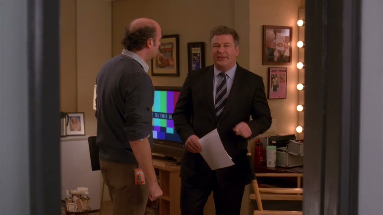 Security told me that he's in the building, Pete.
