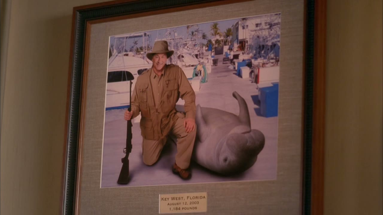 I once shot a manatee.