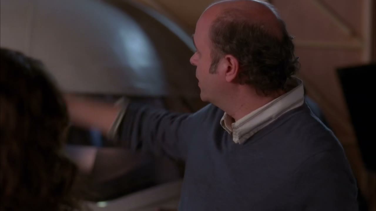 By which I mean through that door.