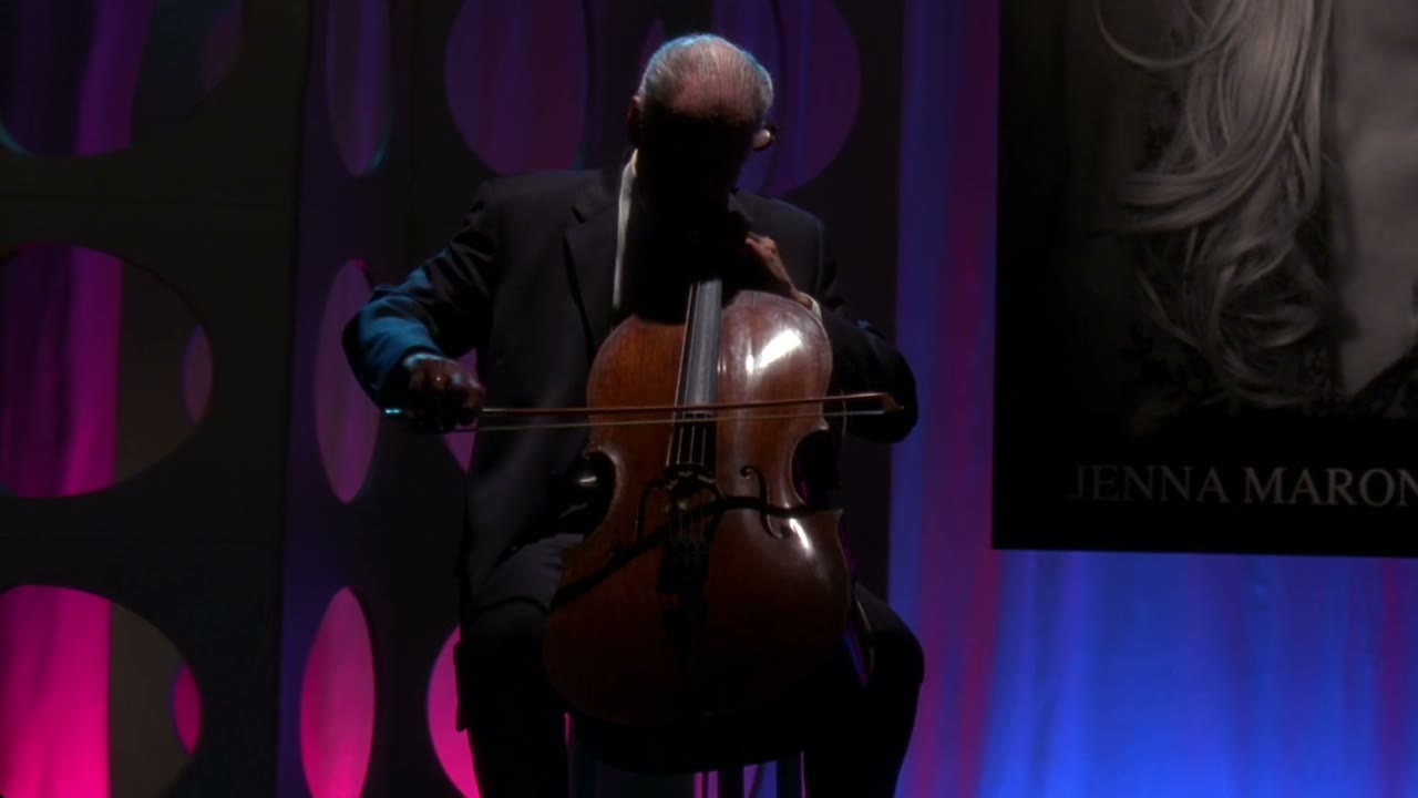 >> [playing cello]
