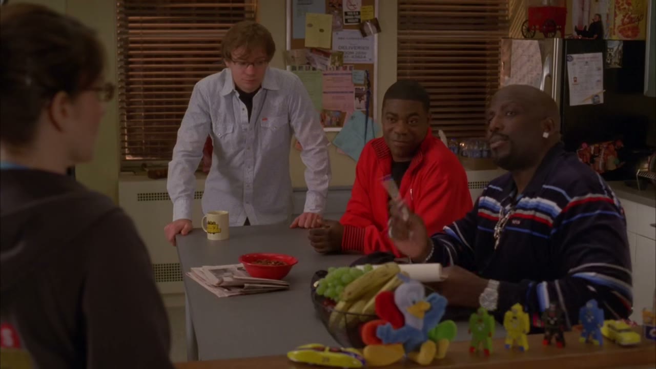 Tracy has to get a present for his wife.