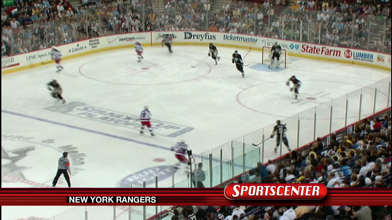 - rangers on the power play.