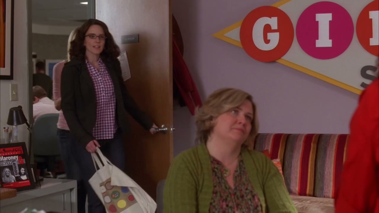 Also, Pete and Tracy's wives are in your office.