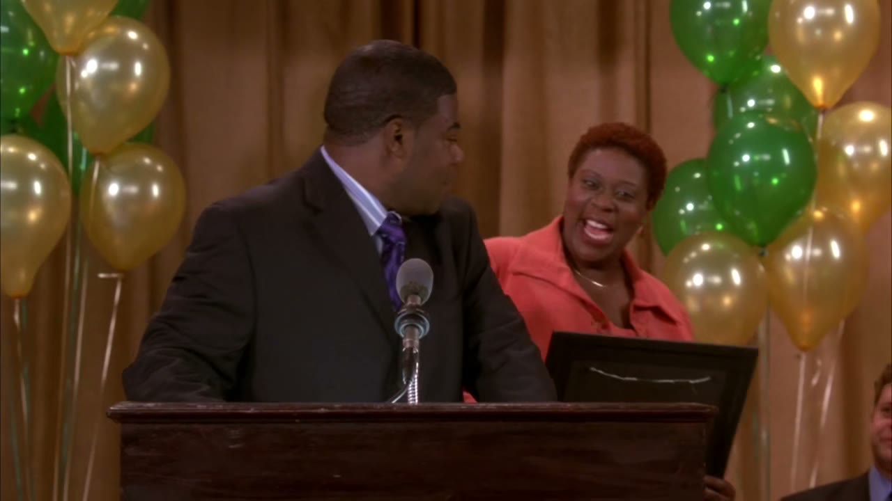 Tracy? Before you go, I have a special surprise for you.