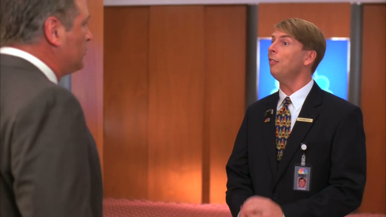 I would like to speak to you on behalf of all the NBC pages.