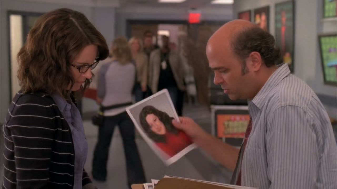 Just, okay--you put two women in a row like--