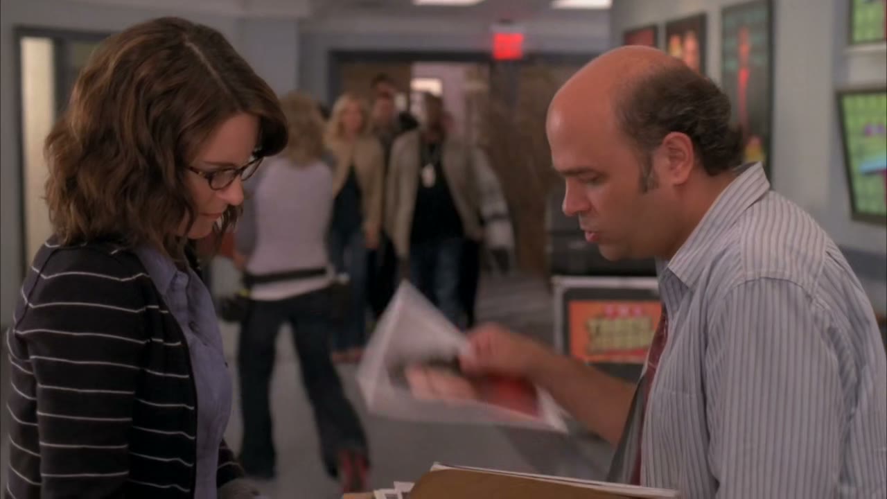 Just, okay--you put two women in a row like--