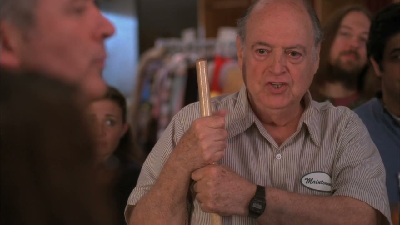 I hope he likes janitor hugs.