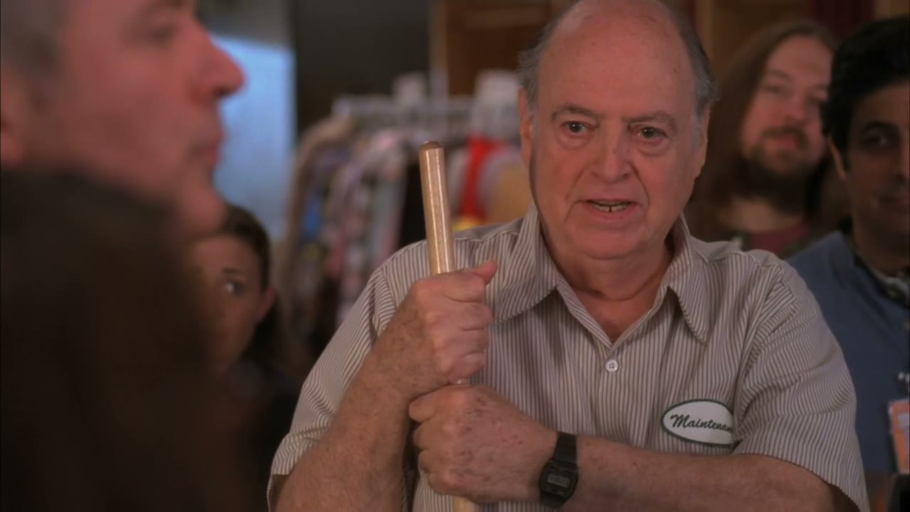 I hope he likes janitor hugs.