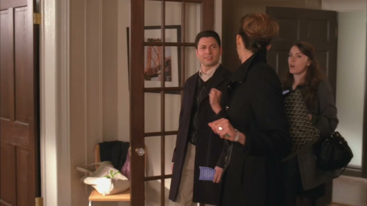 Oh, the cleaning lady is here.