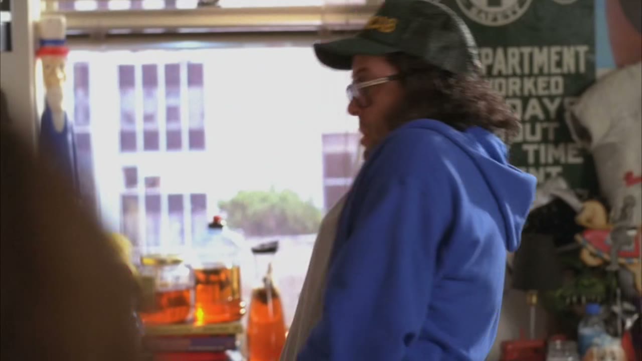 Frank, were you going to pee in that jar?