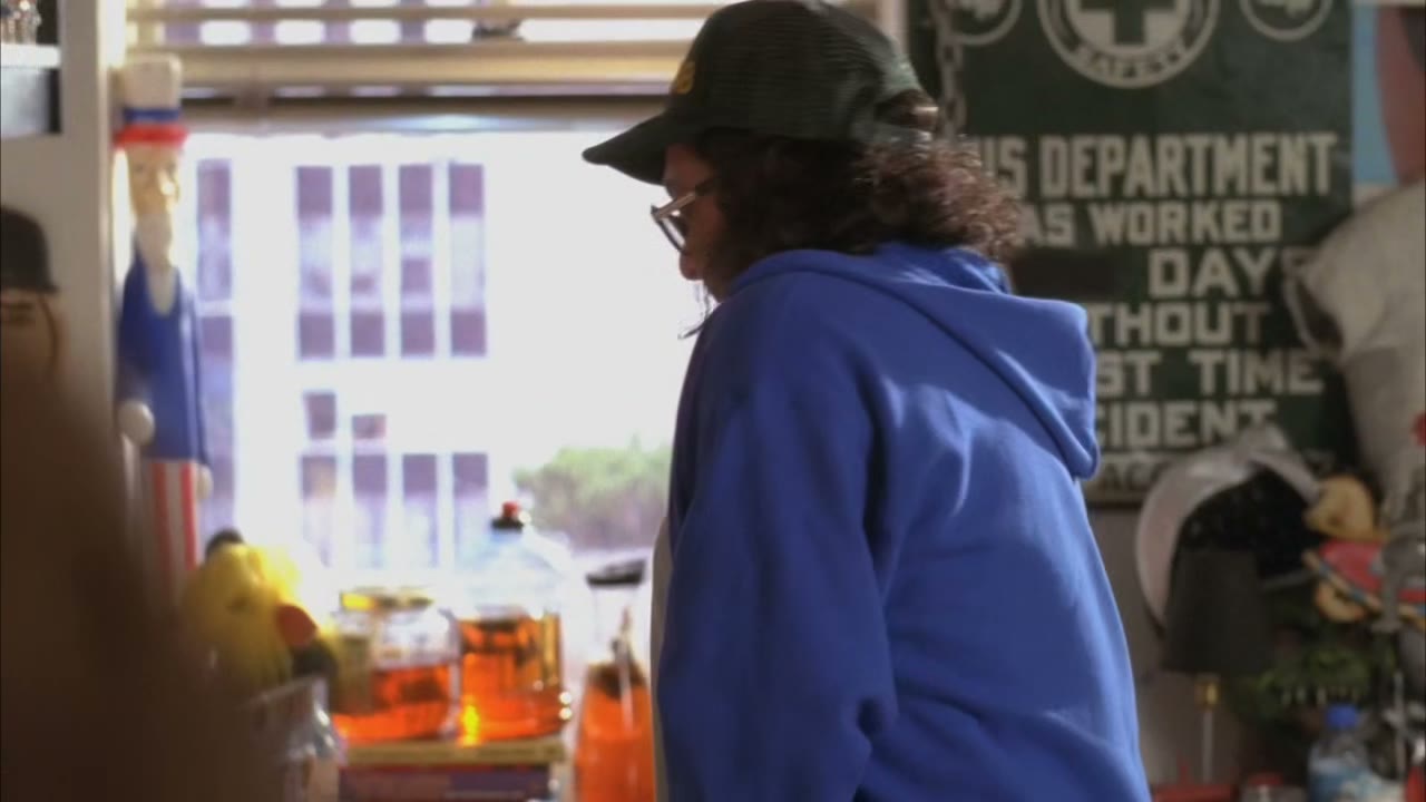 Frank, were you going to pee in that jar?