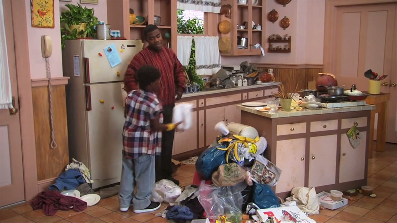 Did Rudy make a mess with the juicer again?