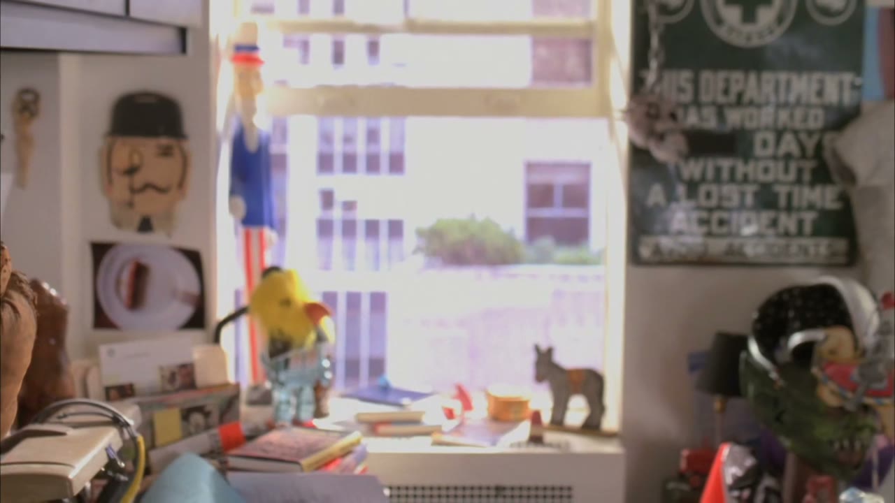 He's been pouring them out the window?