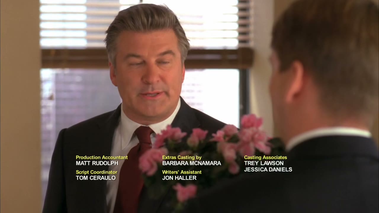 Smell my flowers, Kenneth.