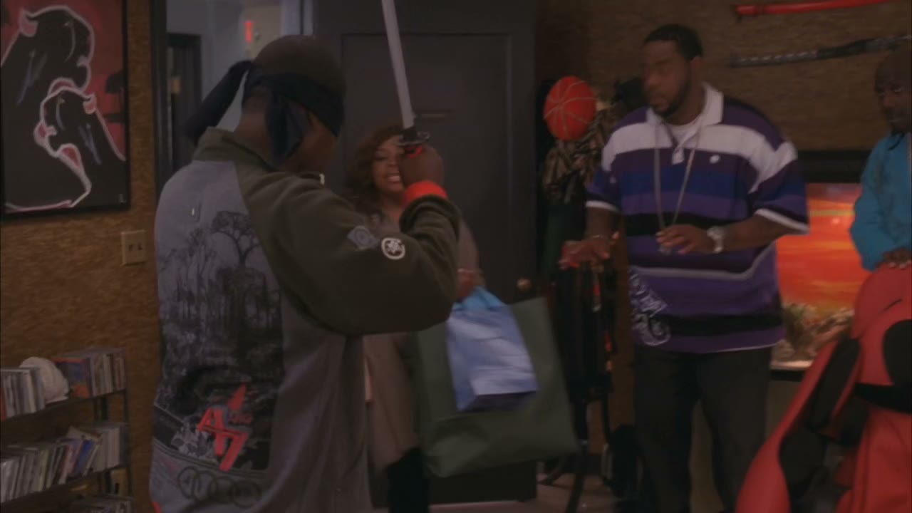 - tracy, put that sword down