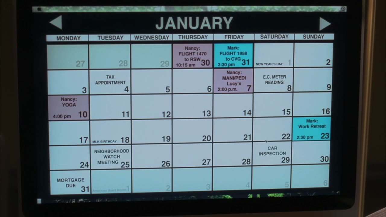 Still so organized.