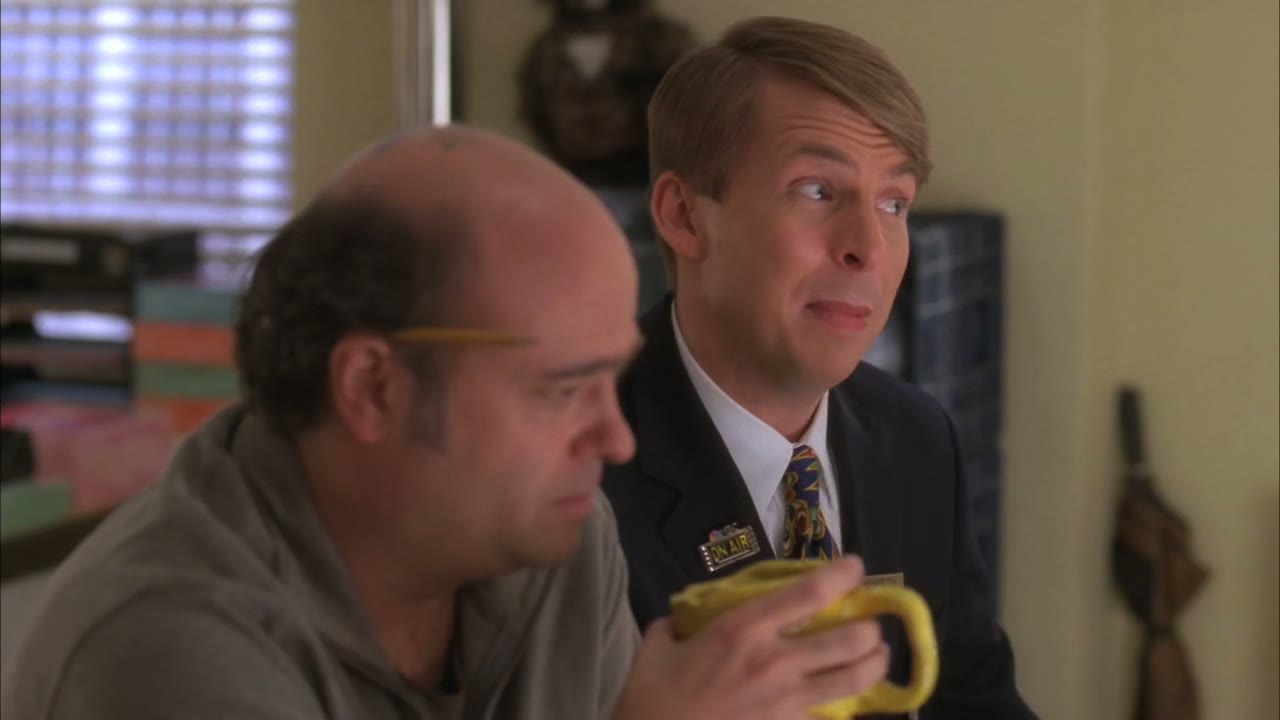 And his cat's name is benson.