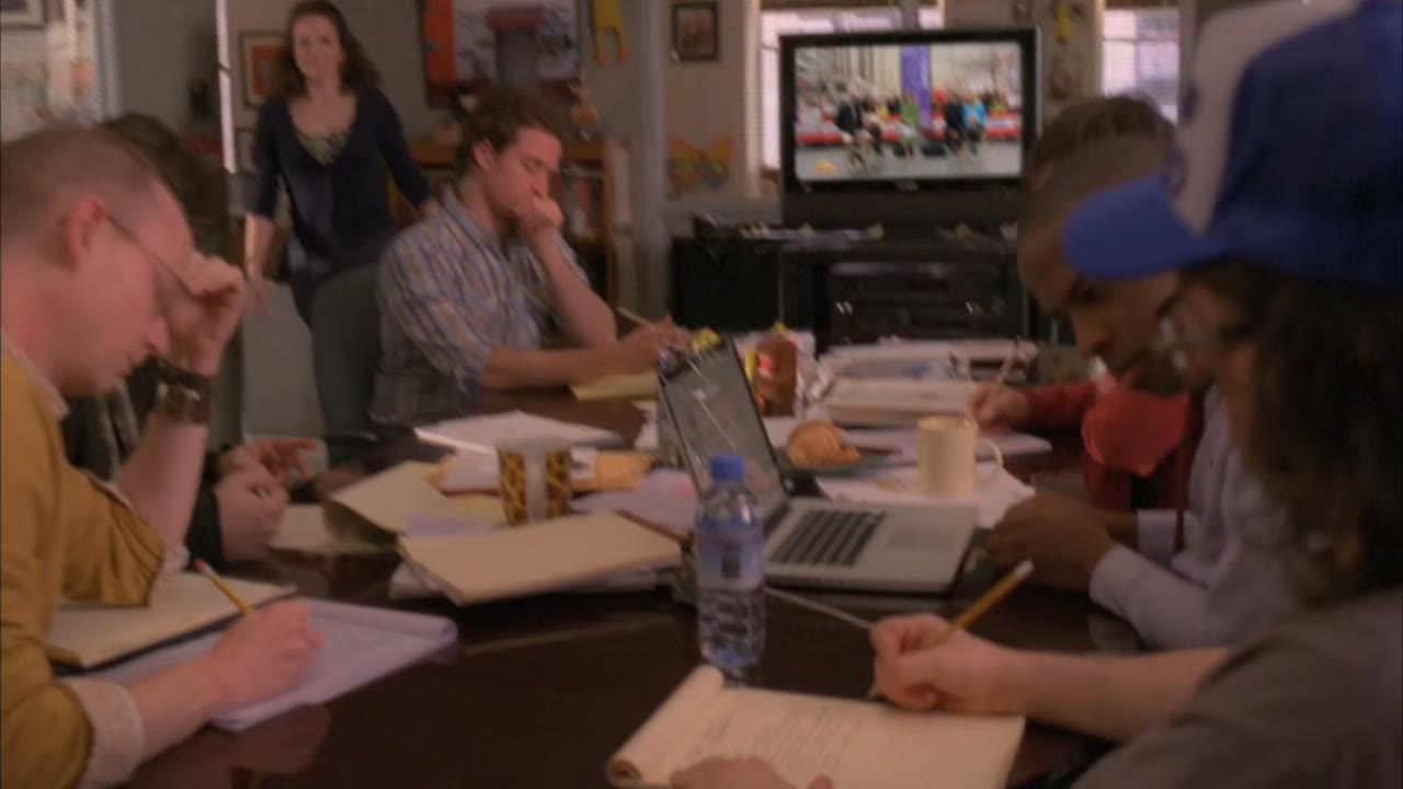 [TV chatter]