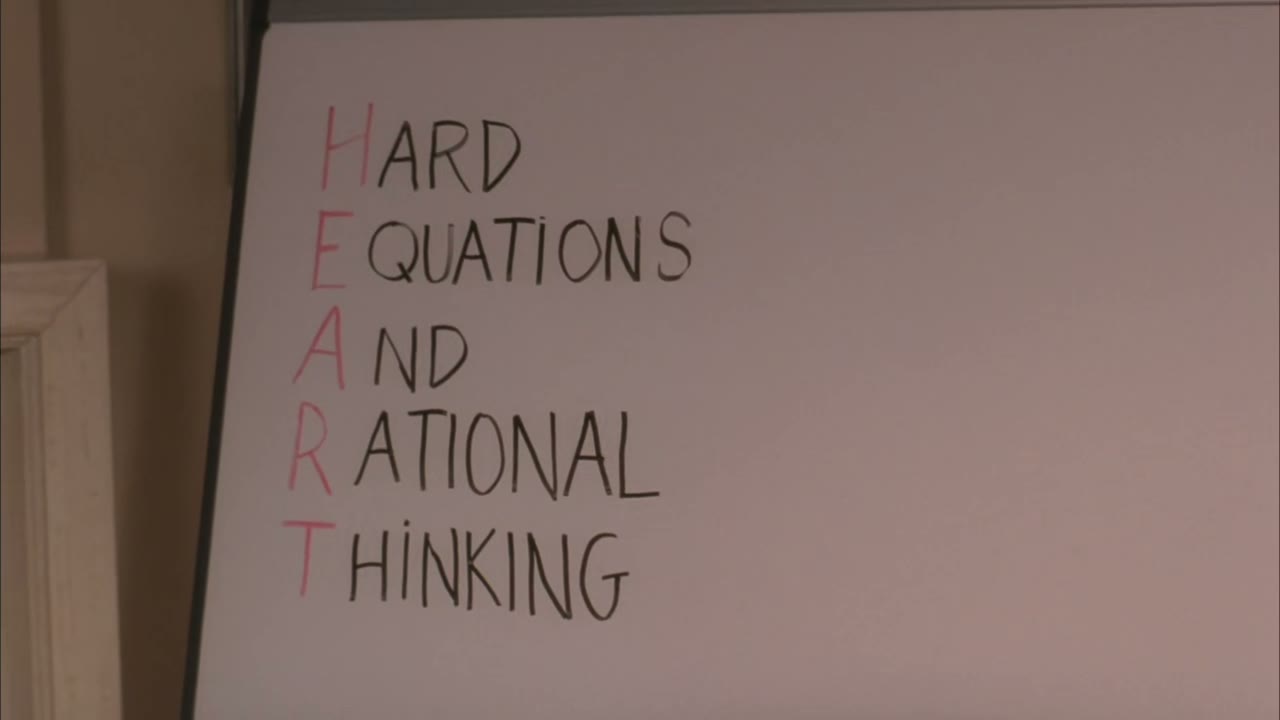 "Hard equations and rational thinking."