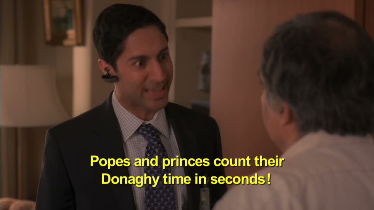 - [speaking Hindi] popes and princes count their donaghy time in seconds!