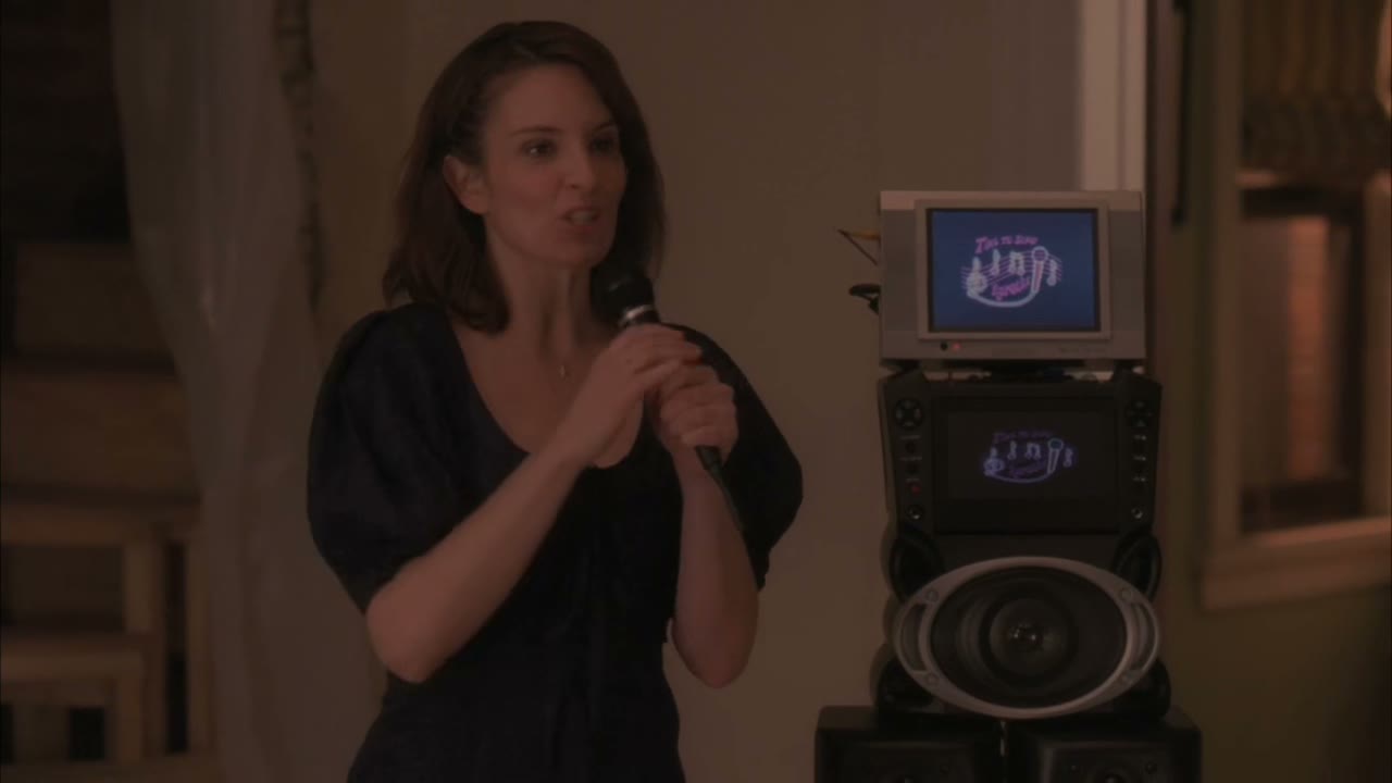 AND THE KARAOKE MACHINE IS READY TO GO.