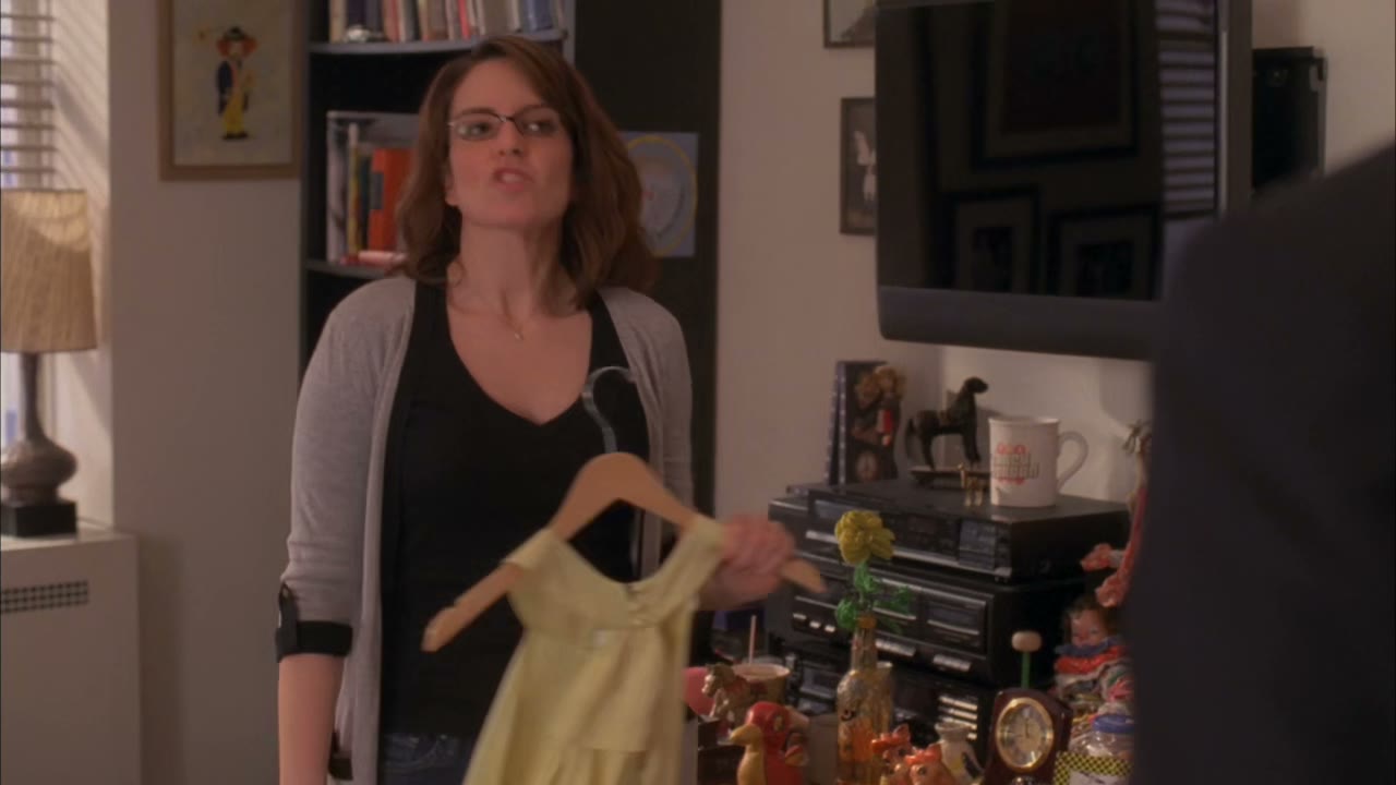 Yeah, well, I'm not going to let this dress win.