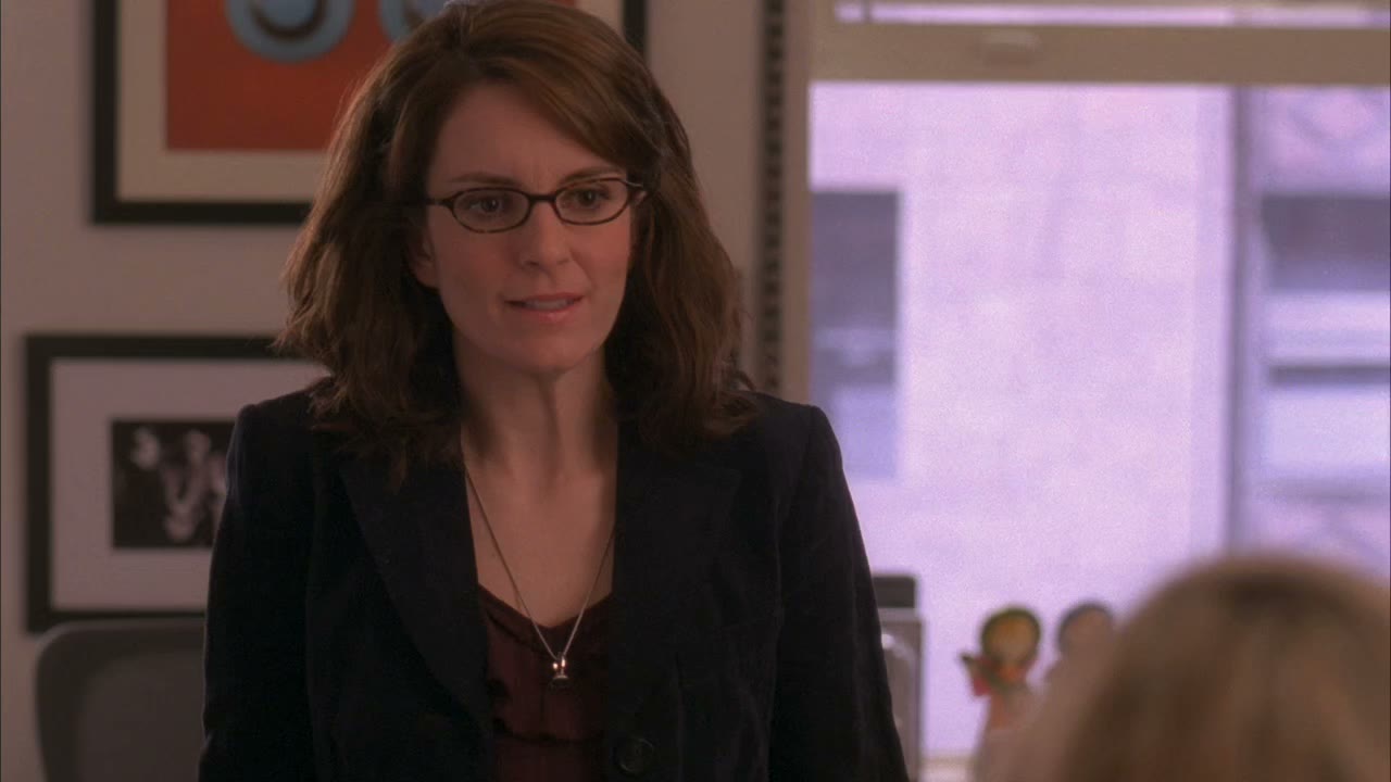 Jenna, there's a laser sight on your forehead.