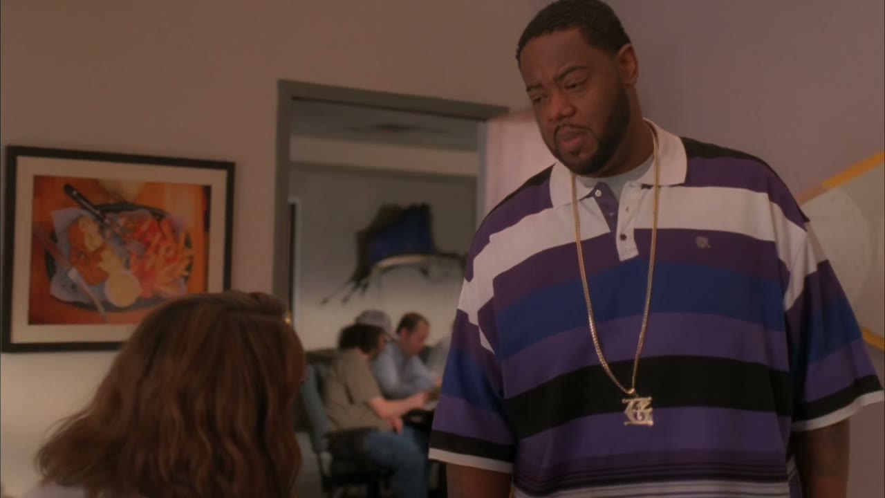When Tracy brought up my wedding.