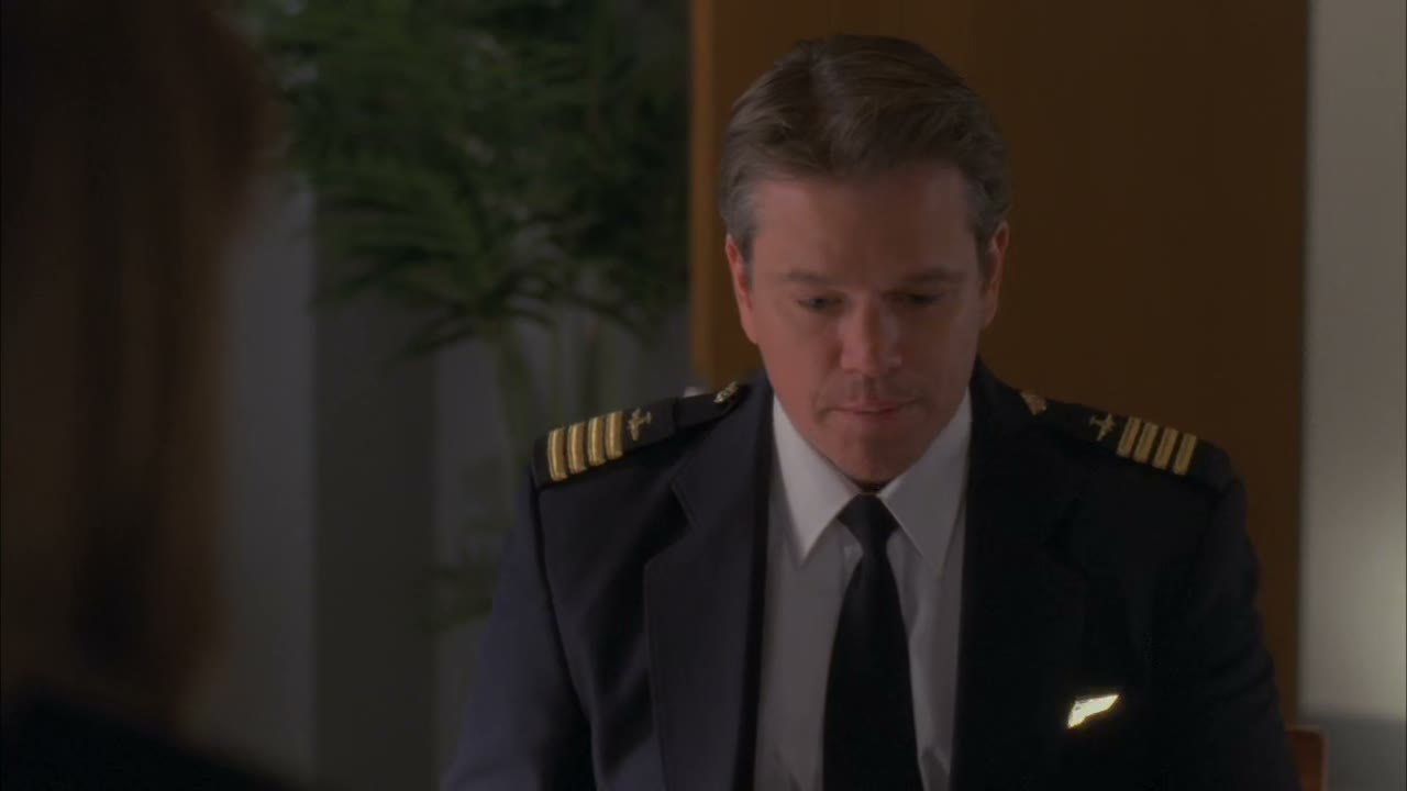 So I exit the cockpit, I go down the aisle,