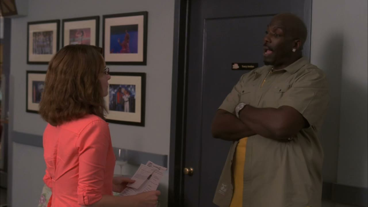- liz, tracy will not be coming out of his dressing room today.