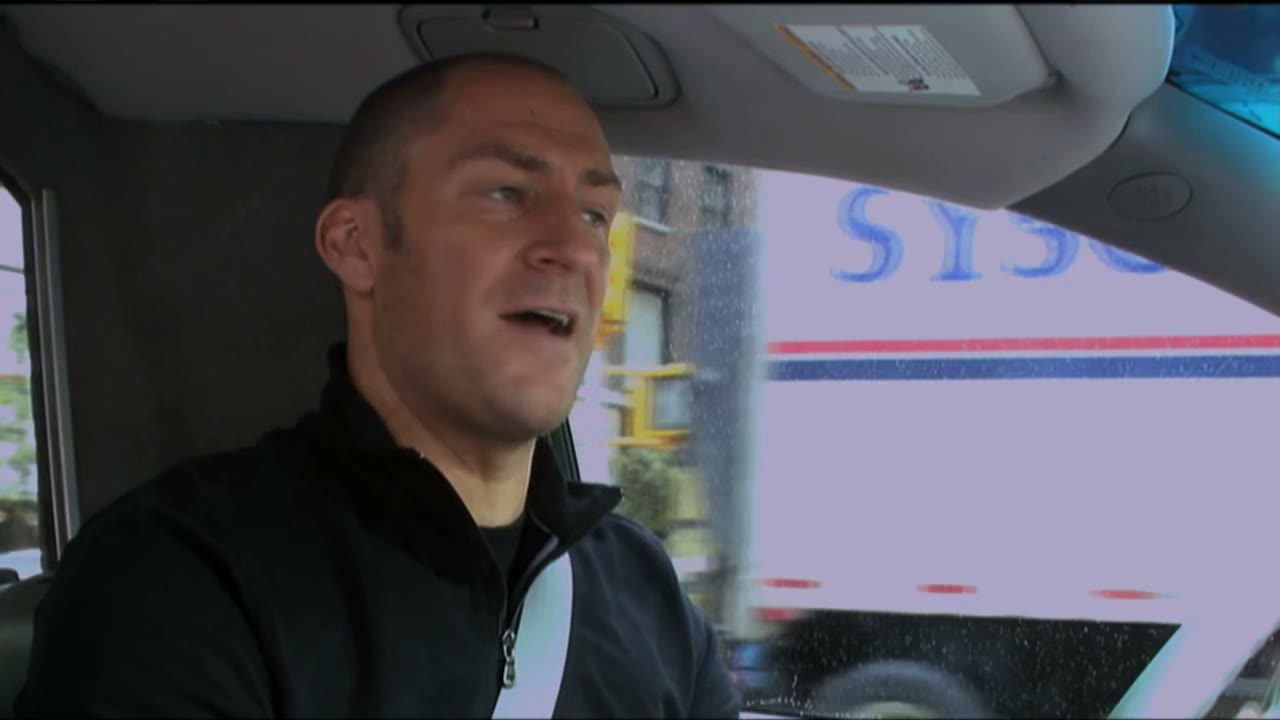 - you're in the cash cab. It's a tv game show