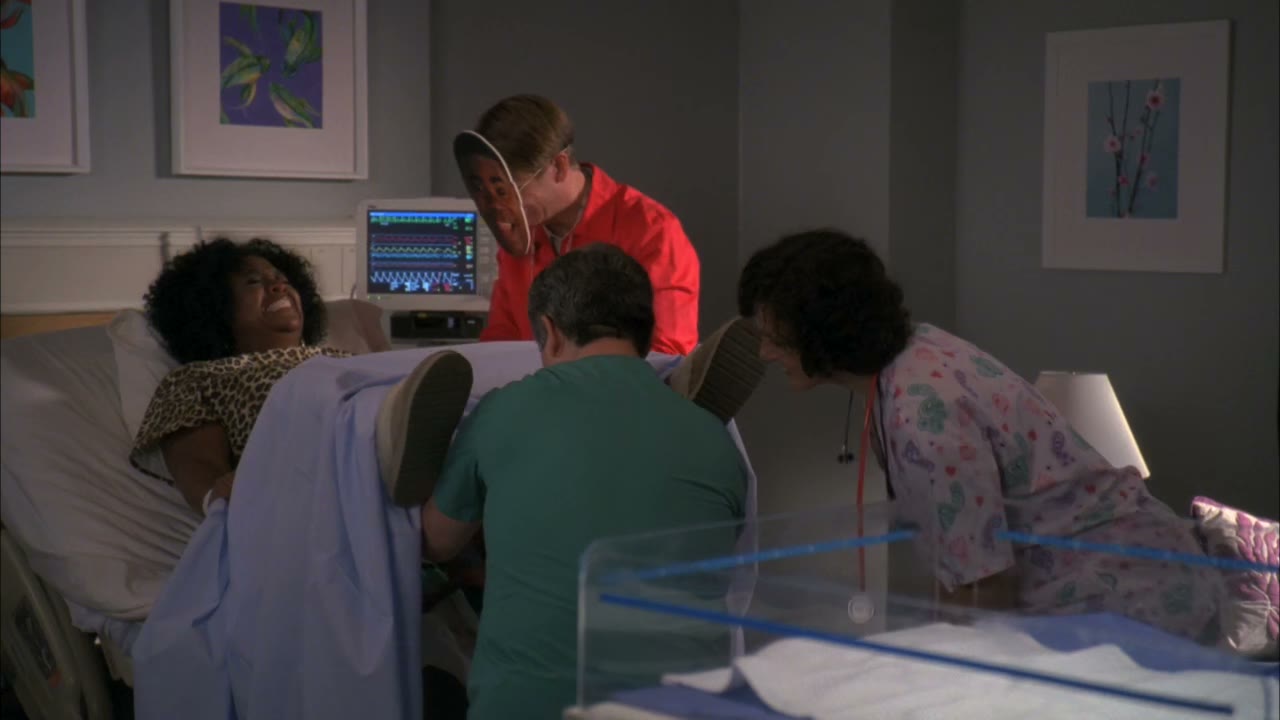 [Baby cries] - good god!