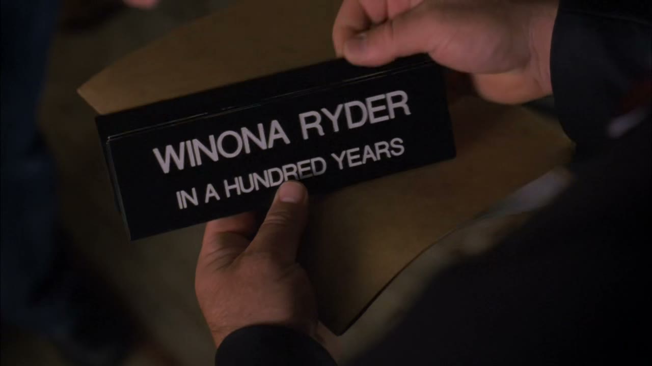- "winona ryder in a hundred years."