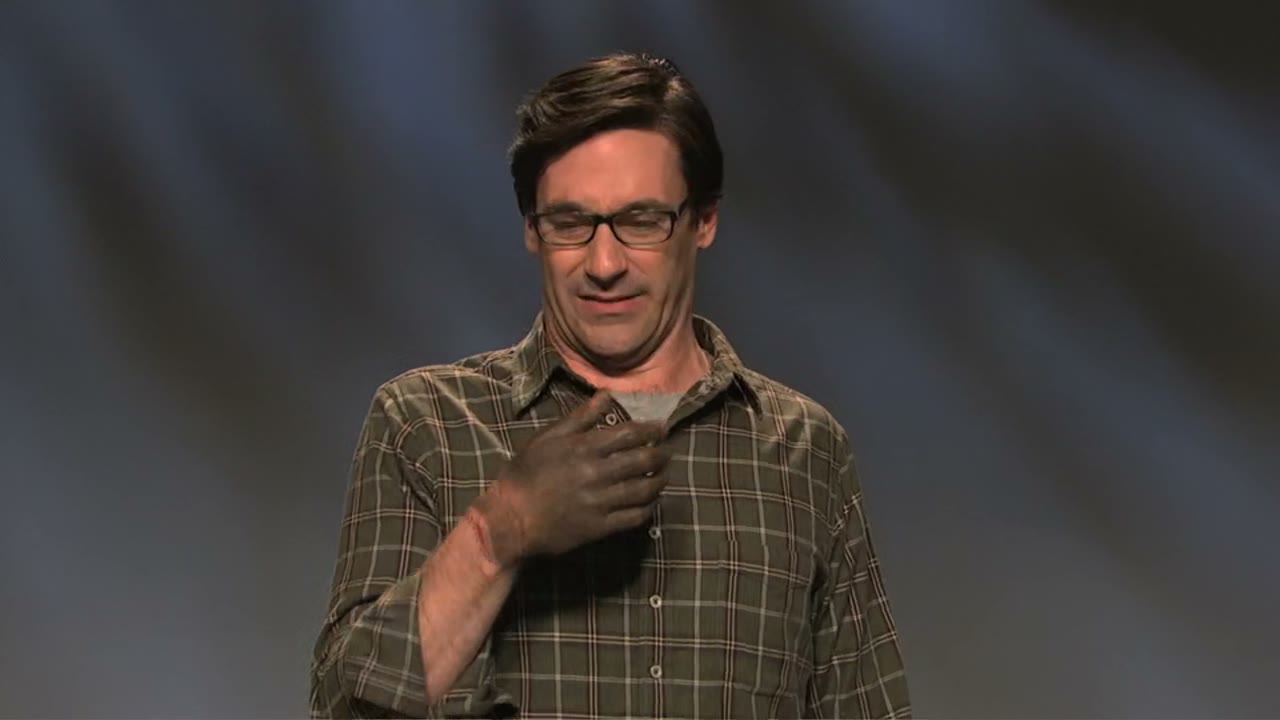 Sorry. I'm trying to do a thumbs-up here.