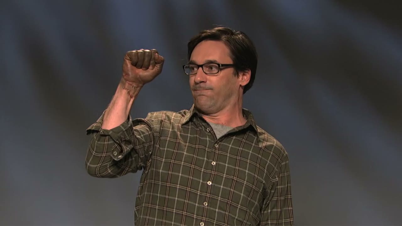 Oh, no. That's a black power thing.