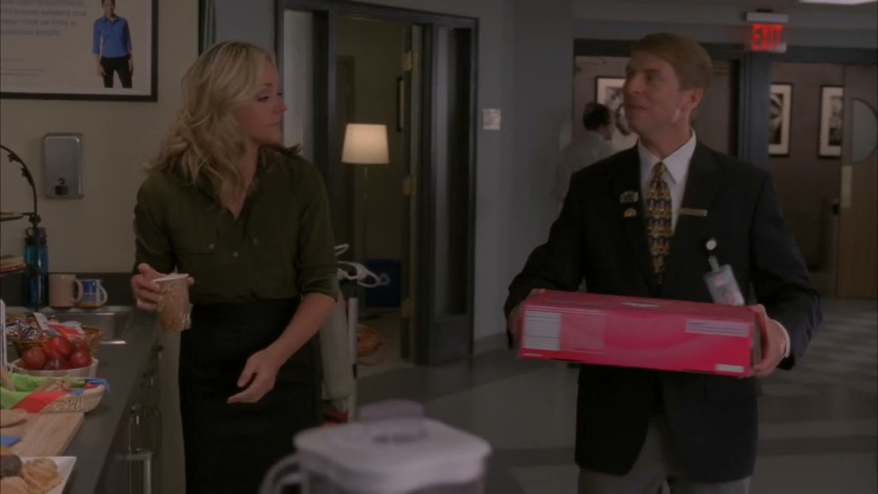- here's your cake, miss maroney.