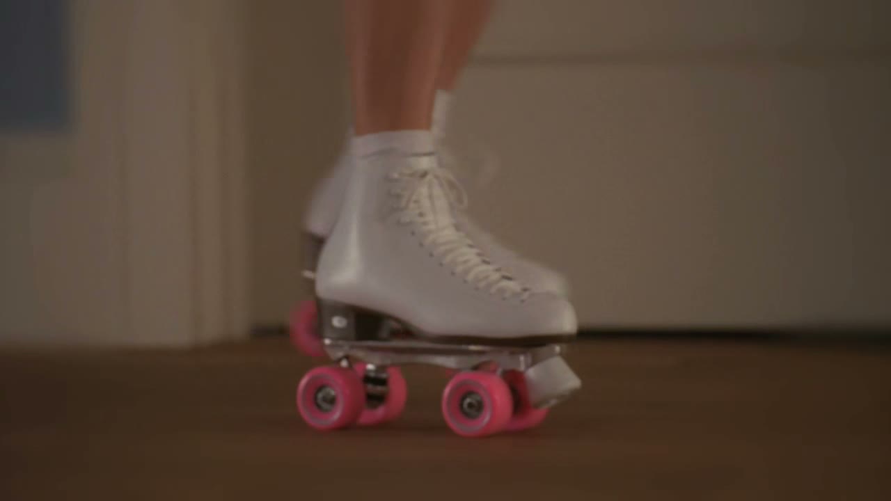 I was skating down the hallway